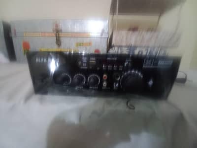 alfa king amplifire with rca speaker