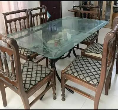 Dining Table with 6 Chairs