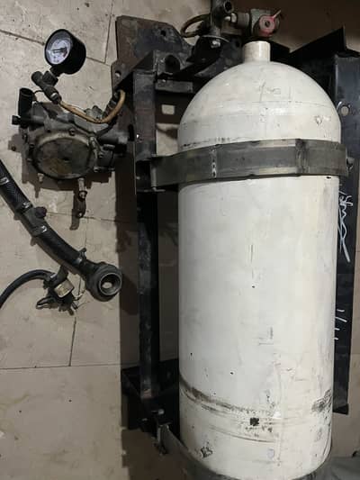 Cylender with stand Kit Rubber hose connecter & fuel pump