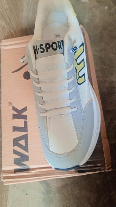 WALK White Grey Sports Shoes Size 44 – Urgent Sale