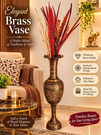 Elegant Antique Brass Decorative