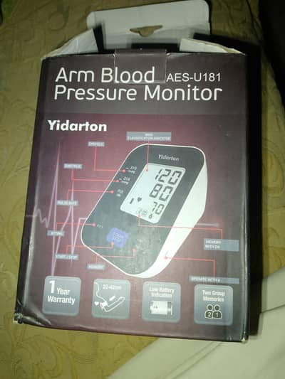 Arm blood pressure monitor