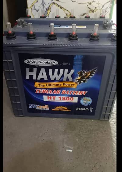 Hawk Tubular Battery 1800 – Almost New – 3 Months Warranty Remaining