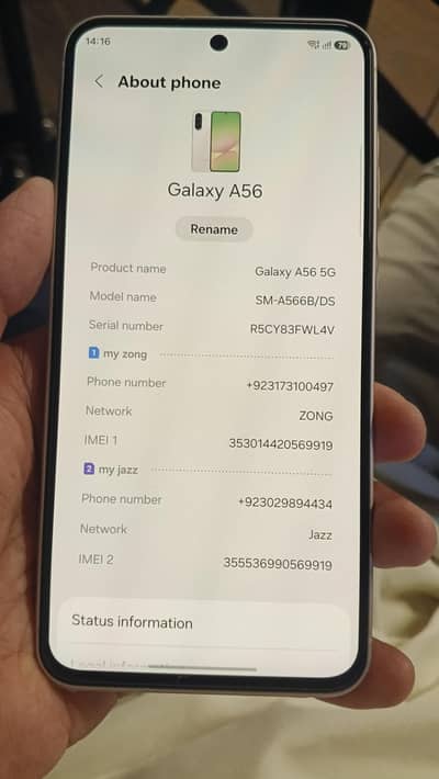 Samsung Mobile A56