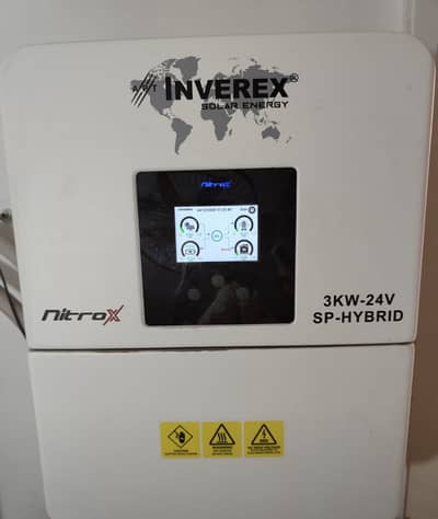 Inverex NitroX 3KW 24V Hybrid Solar Inverter with Lithium Battery