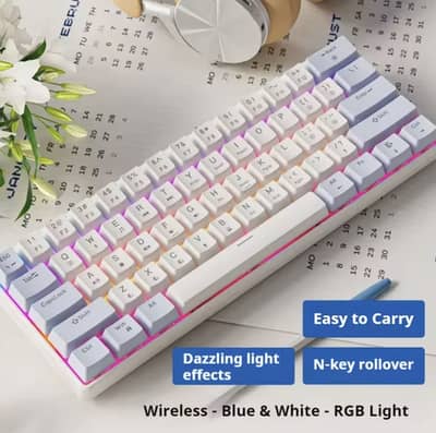 Original USA Stock Limited G61 RGB Backlit 61-Key Mechanical Keyboard