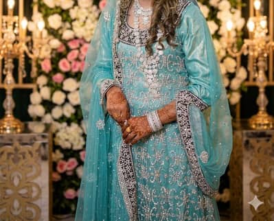 just one time used bridal walima maxi