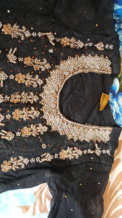 chiffon 3 pc  heavy maxti