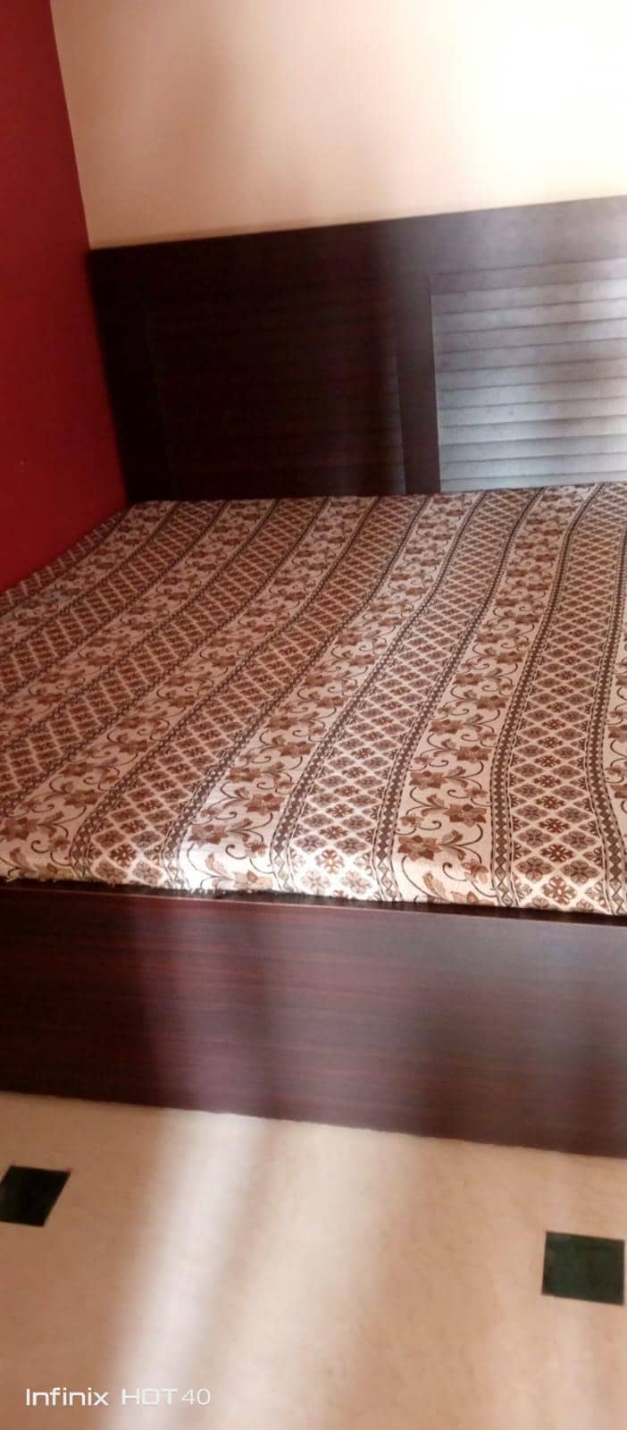 Bed and Dressing table without Mattress 1