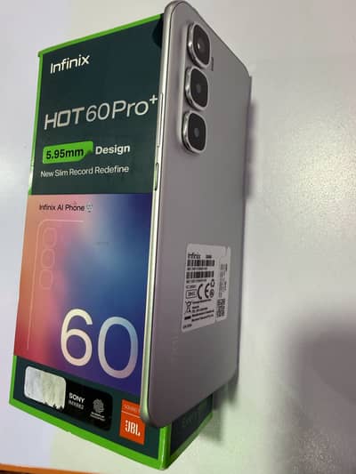 Infinix Hot 60 Pro Plus 8/256 pta approved complet bx