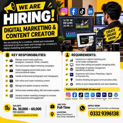hiring wordpress developer and video editor