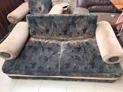 3 seater or 1 seater (2) sofas