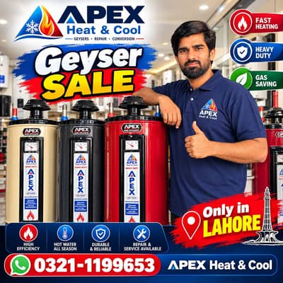 Electric Gas Geyser |Instant Water Heater |Dual Geyser / Twin Geyser