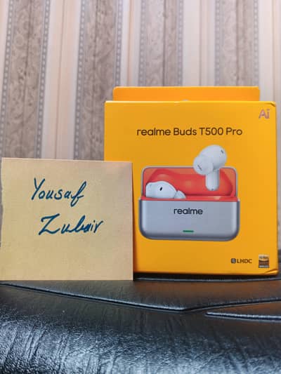 Realme Buds T500 Pro Orange Mint | 100% New Sealed Box