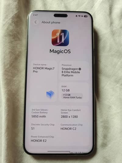 Honor Magic7 Pro 12/512 white