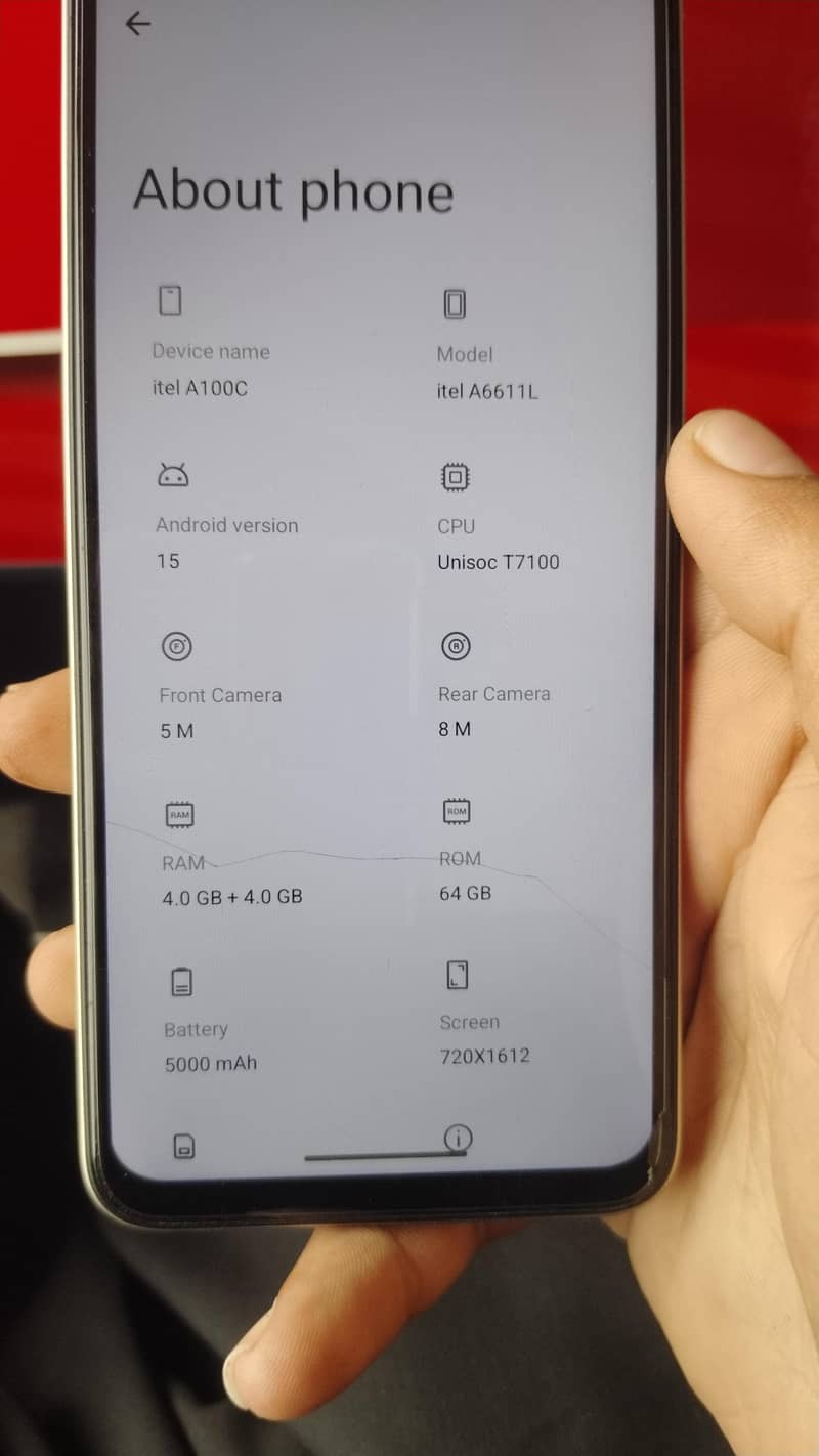 Itel A100c 0