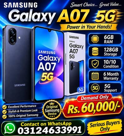 Samsung Mobile A07 5G