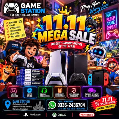 PS5 • PS4 • XBOX • NINTENDO | ALL MODELS AVAILABLE | GAME STATION