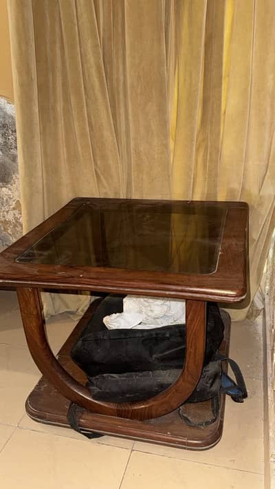 3 table set for sale  one big table and 2 small