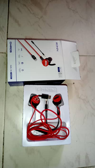 Ronin r007 gaming handfree just box open brand new handfree
