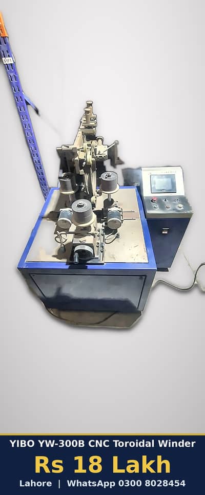 3 Coil Winding Machines – YIBO YW-300B, YF-130 & Heavy 8 SWG