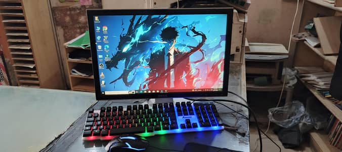 i5 4th generation 8ram 128ssd 500hard full setup