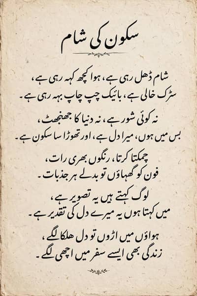 sakun ki sham