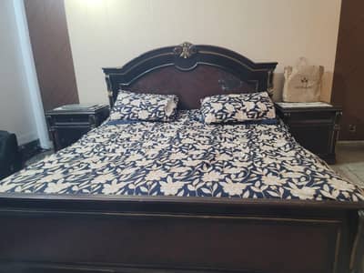 king size bed with mattress for sale