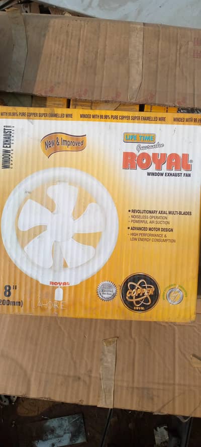 Royal Original Imported Exhaust Fan bran new