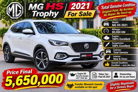MG HS 2021 – Premium & Total Genuine - For Sale