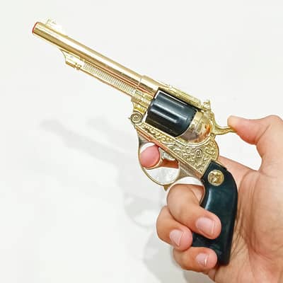 Retro Villa Giocattoli Italian 8-Shot Die-Cast Cowboy Toy Cap Gun