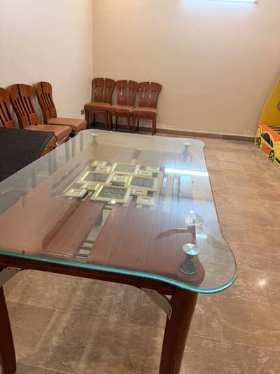 6 Seater Dining Table Set for Sale – Elegant Design