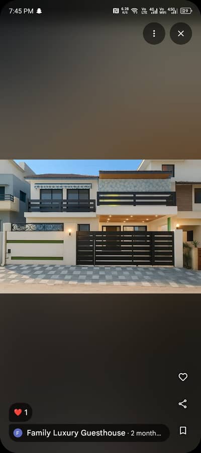 E 11 Furnished Triple Story House available For Rent