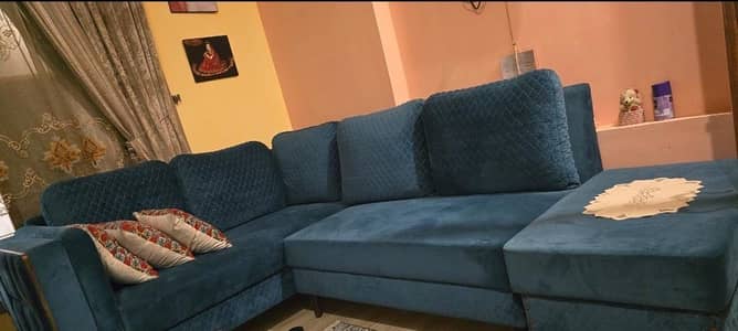 Corner L shape seven seater sofa for sale