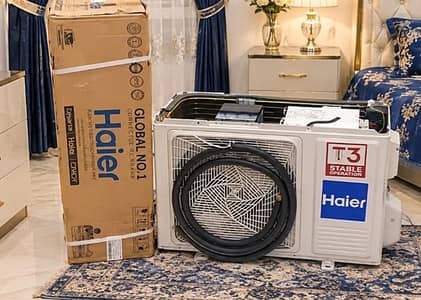 Haier 1 ton T3 Grey Colour  (14 HFTEX HSU) untouch
