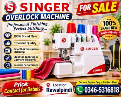 Brand New Singer Overlook Machine for Sale