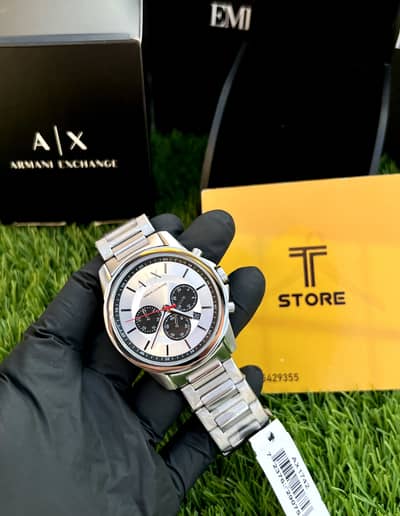 Original Armani Exchange AX1742 Chronograph with Complete Box