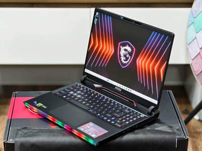 MSI raider Ge68 hx core i9 14th Gen rtx 4070 32gb ddr5 1tb SSD