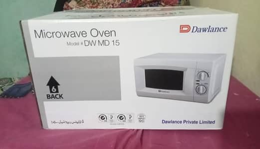 Dawlance brand new microwave oven 20 liter Pack