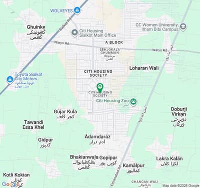 Commercial 3 Marla Plot For Sale Citi Housing Sialkot