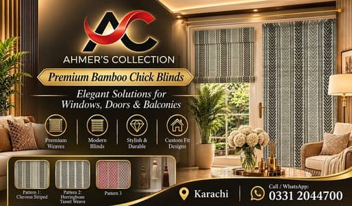 Bamboo Blinds | Bamboo Chick Blinds | Blinds | Roller Blinds |Blinder
