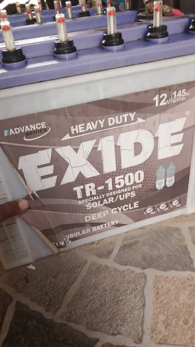 Exide TR 1500 145 AH Tubular Battery