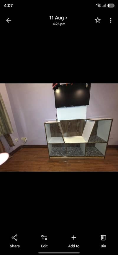 wooden multipurpose rack