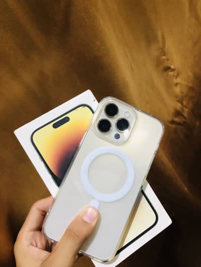 Apple iPhone 14 Pro Max JV 100 health 128 gb with box