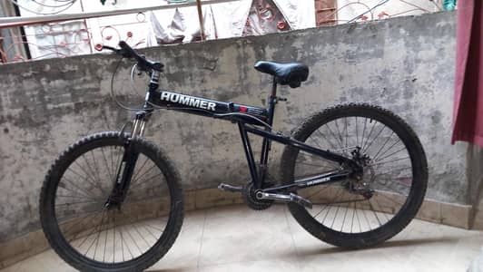 foldable bicycle Hummer black colour