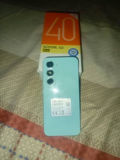 Tecno Spark 40 Pro full box 10 by 10 six month warranty