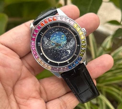 AOKULASIC Automatic Moon Watch 0