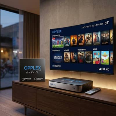 OPPLEX IPTV Premium Subscription | 4K Channels & VOD | Free Trial