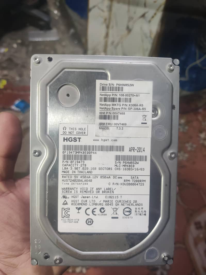 2TB Hard Disk 0