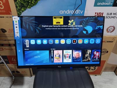 TCL 49 inch smart Q LED TV New box pack 4k 3 year warranty O3O54498626